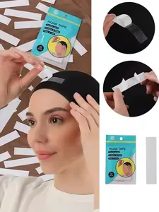 Women's Solid Color Double Sided Tape for Shawls Hijab Muslims, Casual Versatile Brooch for Women & Girls, Fashion Accessories for Daily Wear