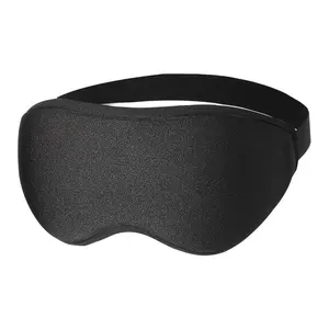 3D Zero Eye Pressure Sleep Mask, Sleeping Eyemask, Soft Breathable Adjustable Elastic Band, Unisex Full Light Blocker, Ideal for Yoga, Travel, Office Naps, Versatile Sleep Mask, Eyemasks For Sleeping