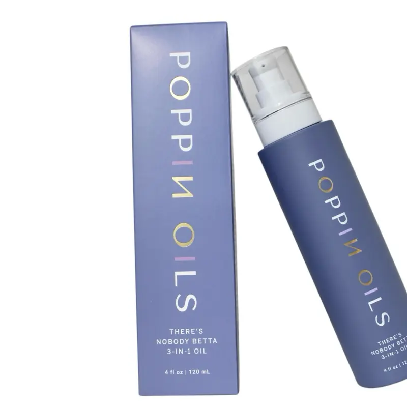 There’s Nobody Betta 3-in-1 Hair Skin and Nail oils in a glass bottle 120 ML