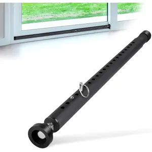 Sliding Door Security Bar, 17-50 inches Window Security Bar with Rubber Tips, Sliding Door Lock Bars for Window Safety Bars Home Apartment Safety, Home Apartment Patio Heavy Duty Interior