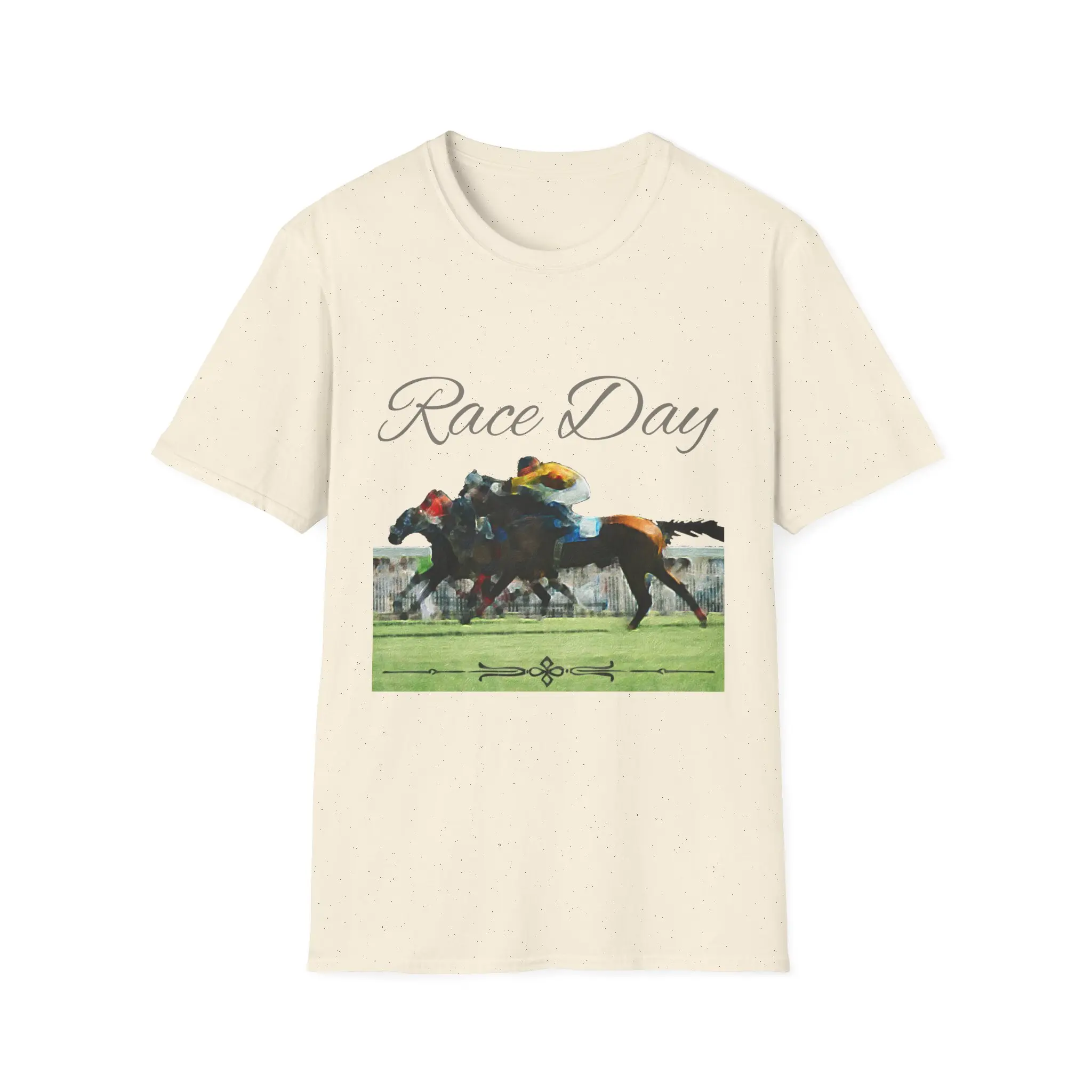 Race Day Horse Racing T-Shirt - Derby Day Design - Equestrian Sports Gift - Track Betting Tee - Premium Cotton Comfort Shirt - Racing Fan Apparel - Perfect for Horse Racing Enthusiasts Casual Classic vintage shirts