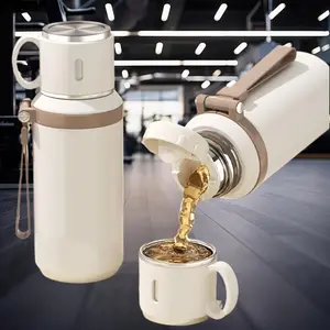 600ml sports insulated water bottle, made of 316 stainless steel, leak-proof design, flip-top design, suitable for gyms and hiking, ideal for an active lifestyle. Insulated cup, water bottle, portable water bottle, kettle, mug, Tumbler, Thermos cup.