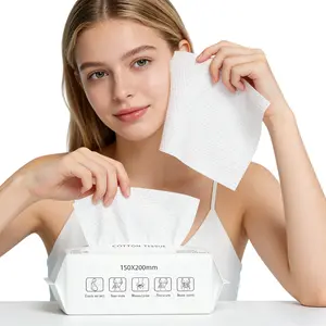 Disposable Face Towels, Disposable Face Towelettes, Soft Thickened & Enlarged Material, 1/2/4 Packs, Dry Wipes, Facial Towels, Wash Cloths, Skincare