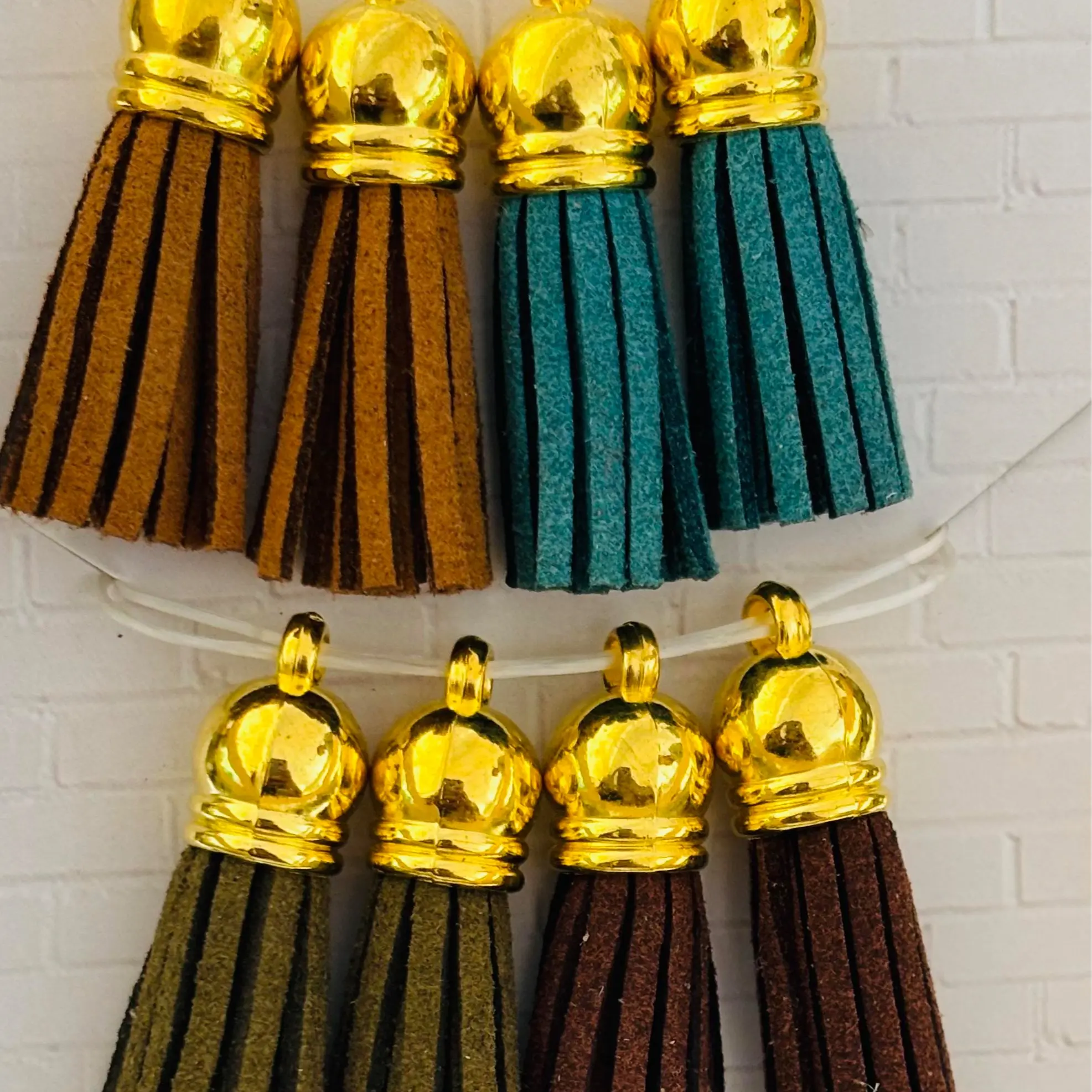 Elegant Gold End Bookmark Tassels