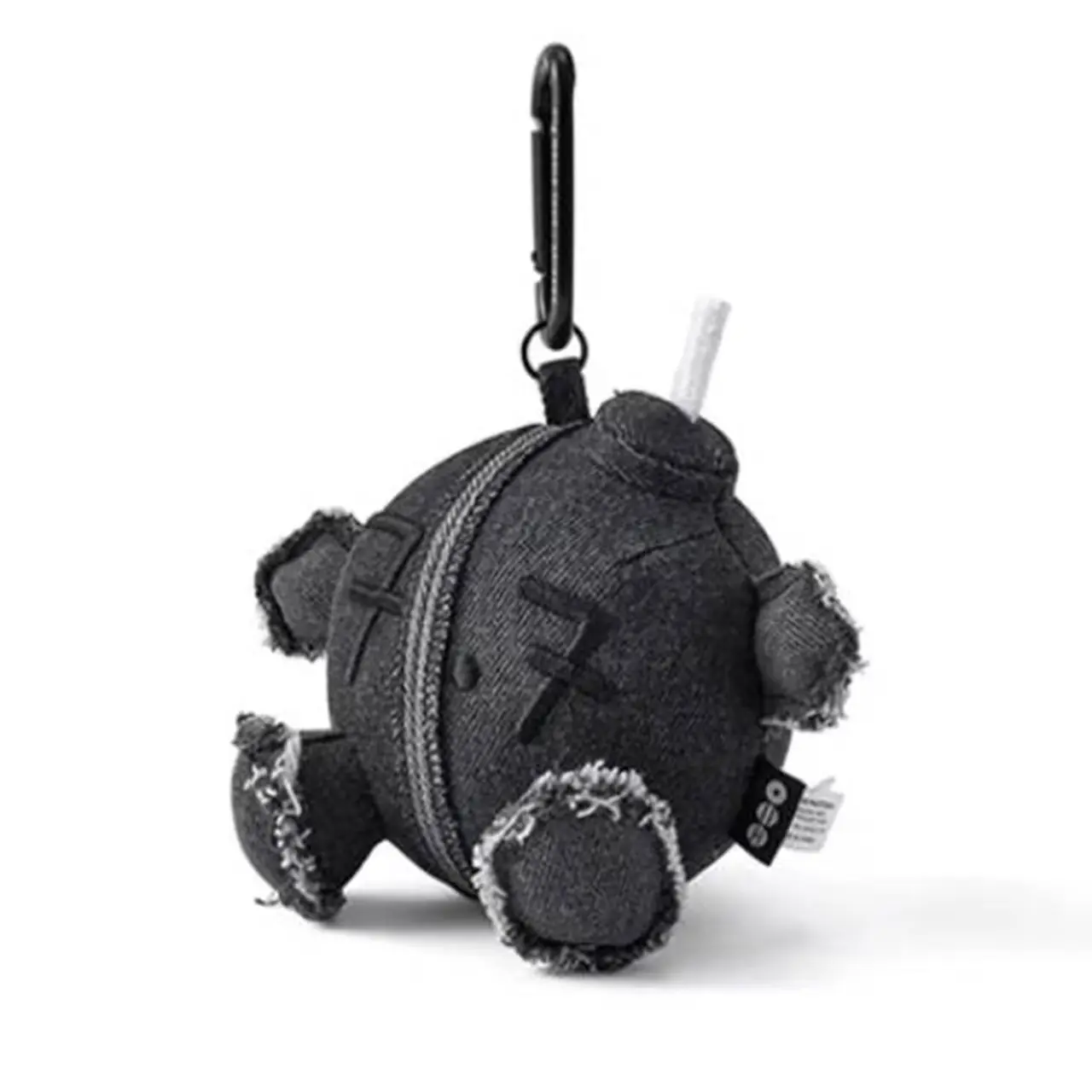 Y2K Grunge Round Plush Charm, Backpack Decor & Fashion Accessory Gift