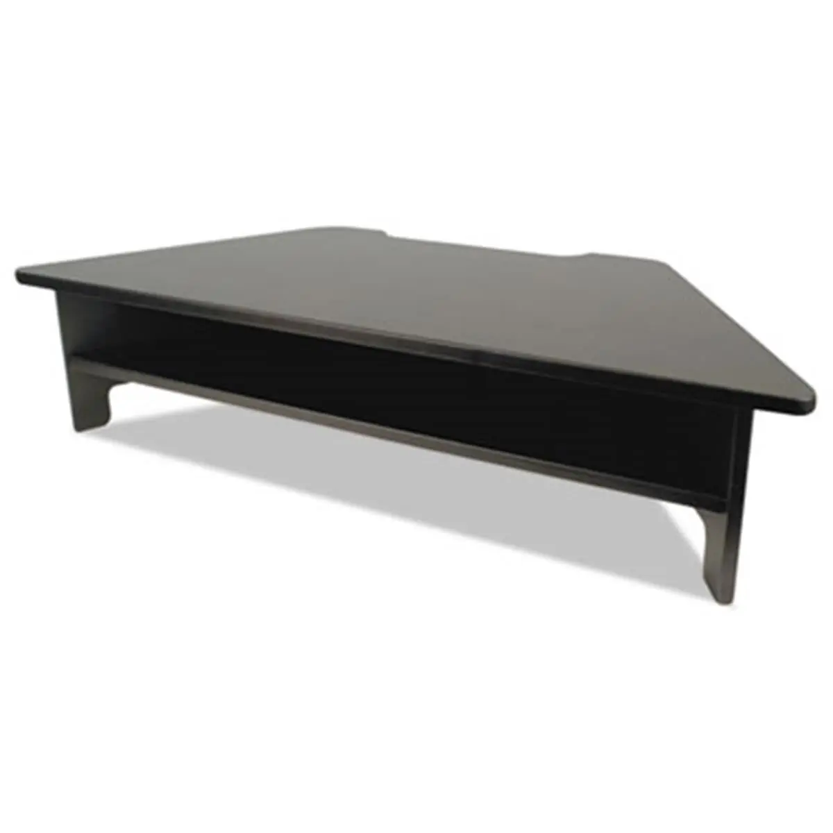 Victor Technologies VCTDC050 Commercial Office Wood & Laminate Desk Workstation - Compact Monitor Shelf Desk & Workstation, 12 lbs Capacity Monitor Station, Built-In Storage, Tapered Back, Durable, Compact Monitor Shelf Desks & Workstations