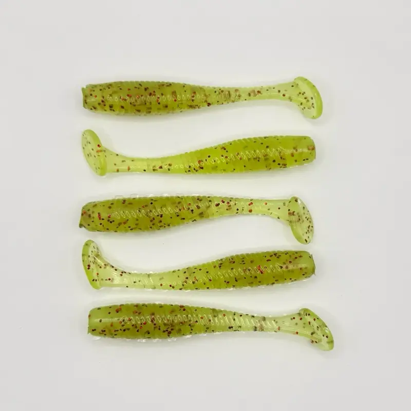 Shaka Lures - Neon Watermelon paddle tail Shaka Lures - Neon Watermelon paddle tail