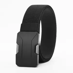 JVFV Men’s Belt – Upgraded Heavyweight Stretch Sports Belt with Double-Action Buckle, Stylish Minimalist Design