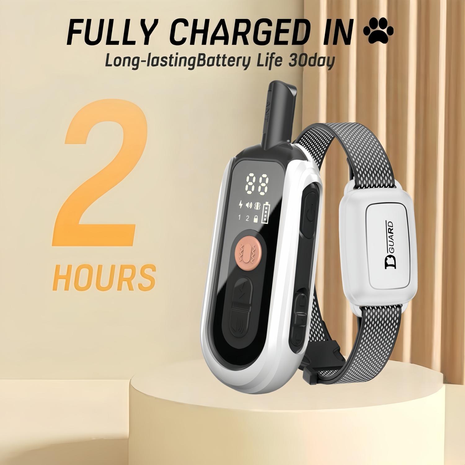 Pet Luxury Store™ - Electric Dog Training Collar Waterproof Dog Bark Collar Pet With Remote Control Rechargeable Anti Barking Device All Size Dogs