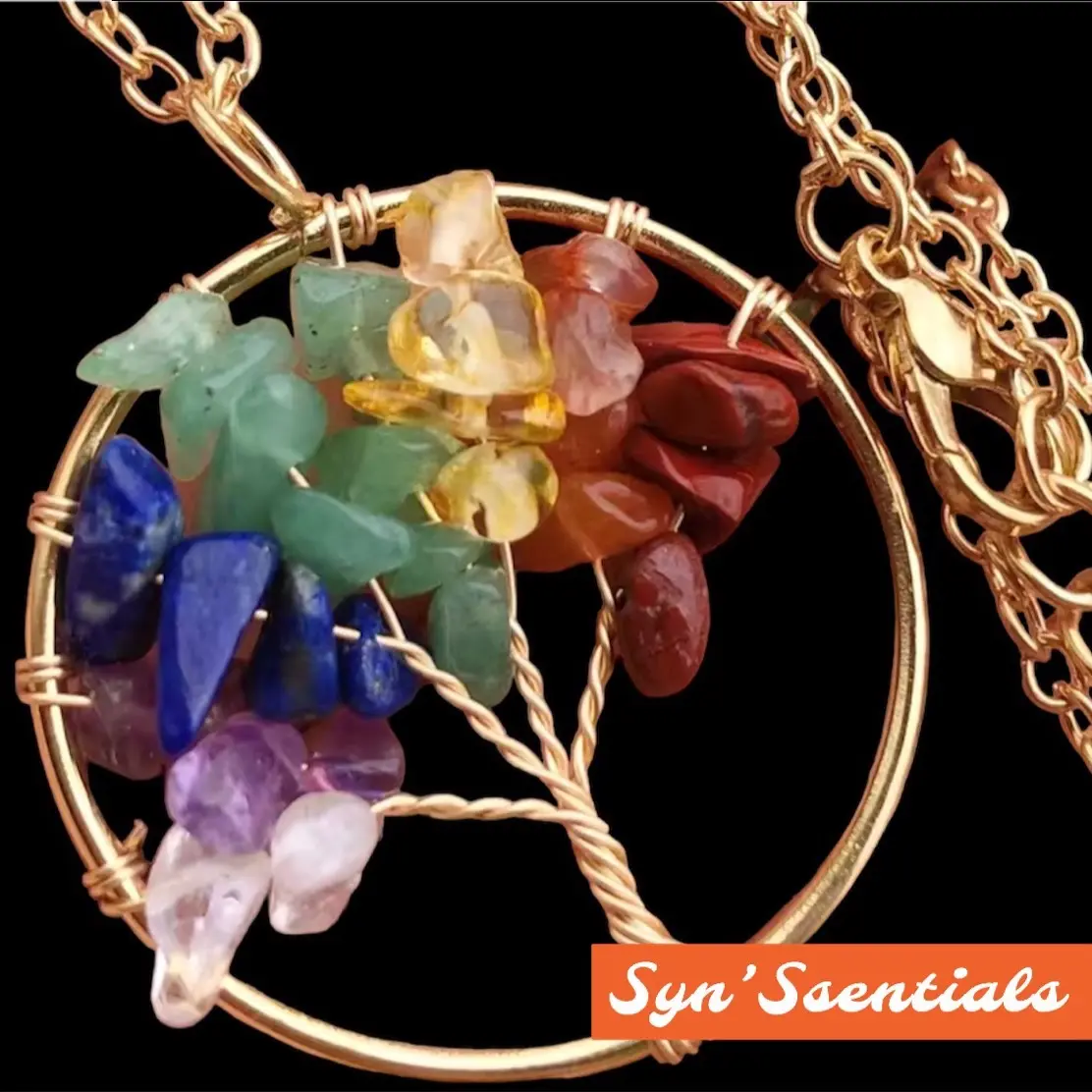 Rainbow Stone Necklace