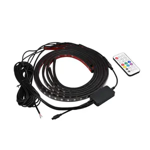 Car chassis light app-controlled colorful flowing light strip waterproof LED undercarriage decorative ambient light