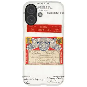 Budweiser iPhone Case, Cover For Iphone 8 to 16 Pro Max, Rugged Protective Case, Classic Lager Gift, Phone Gift, Unique Accessories