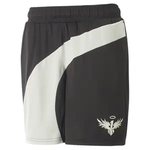 PUMA Mens X Melo Flare Shorts Basketball Casual Bottoms Casual - Black