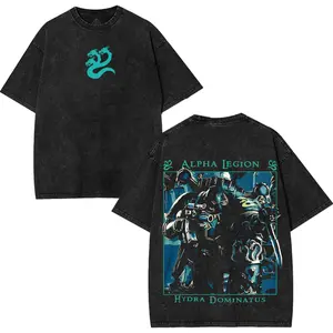 Alpha Legion Hydra Dominatus - WARHAMMER 40K Traitor Legions Vintage Washed Unisex, Men Gifts Gift For Wargame Fan Top 90s graphic tees Fit Womenswear