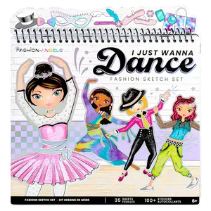 I Just Wanna Dance Fashion Sketch Portfolio