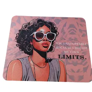 Inspirational Mouse Pads with Black Women Design and Uplifting Quotes for Your Desk and Office