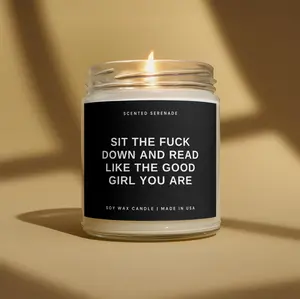 Smut Reader Candle, Book Lover Gift, Dark Romance Reader, Bookish Gifts Candle, Book Lover Gift Smut Reader Candle Romance Lover Gift Dark Romance Candle Funny Bookish for Smut Lovers Unique Candle Gift for Readers