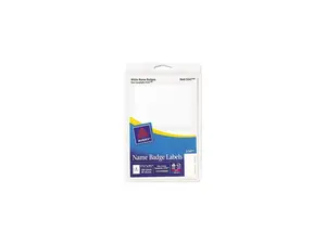 Avery 5147 Print/Write Self-Adhesive Name Badges, 100 / Pack