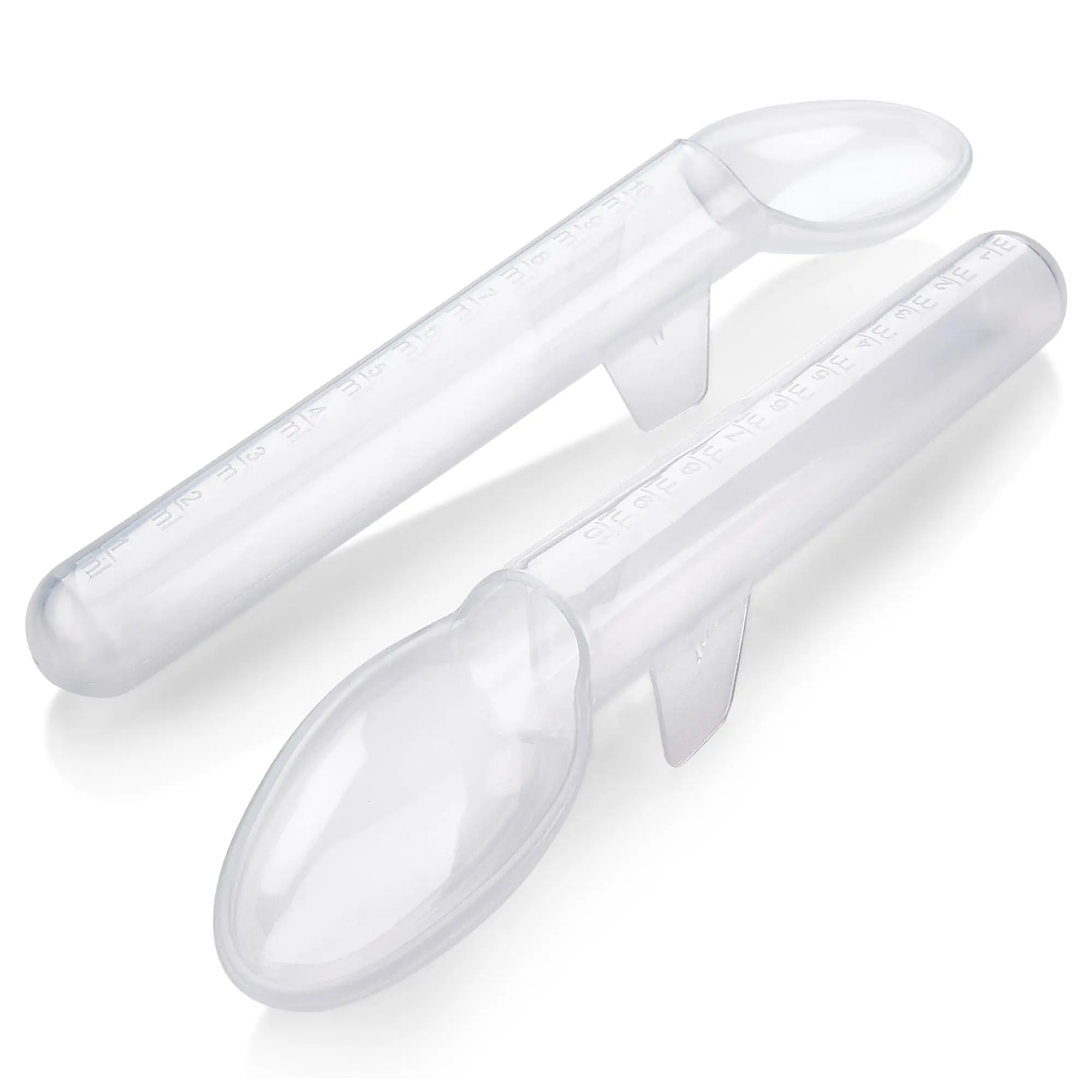 Calibrated Spoon – 2 Tsp / 10 mL Capacity Plastic Oral Liquid Dose Graduated Spoon