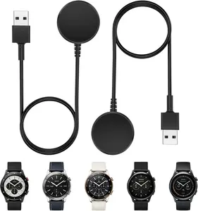 2-Pack Magnetic Fast Charger Cable for Samsung Galaxy Watch 8/8 Classic/Ultra/7/6/6 Classic/5/5 Pro/FE, Replacement USB Charging Dock