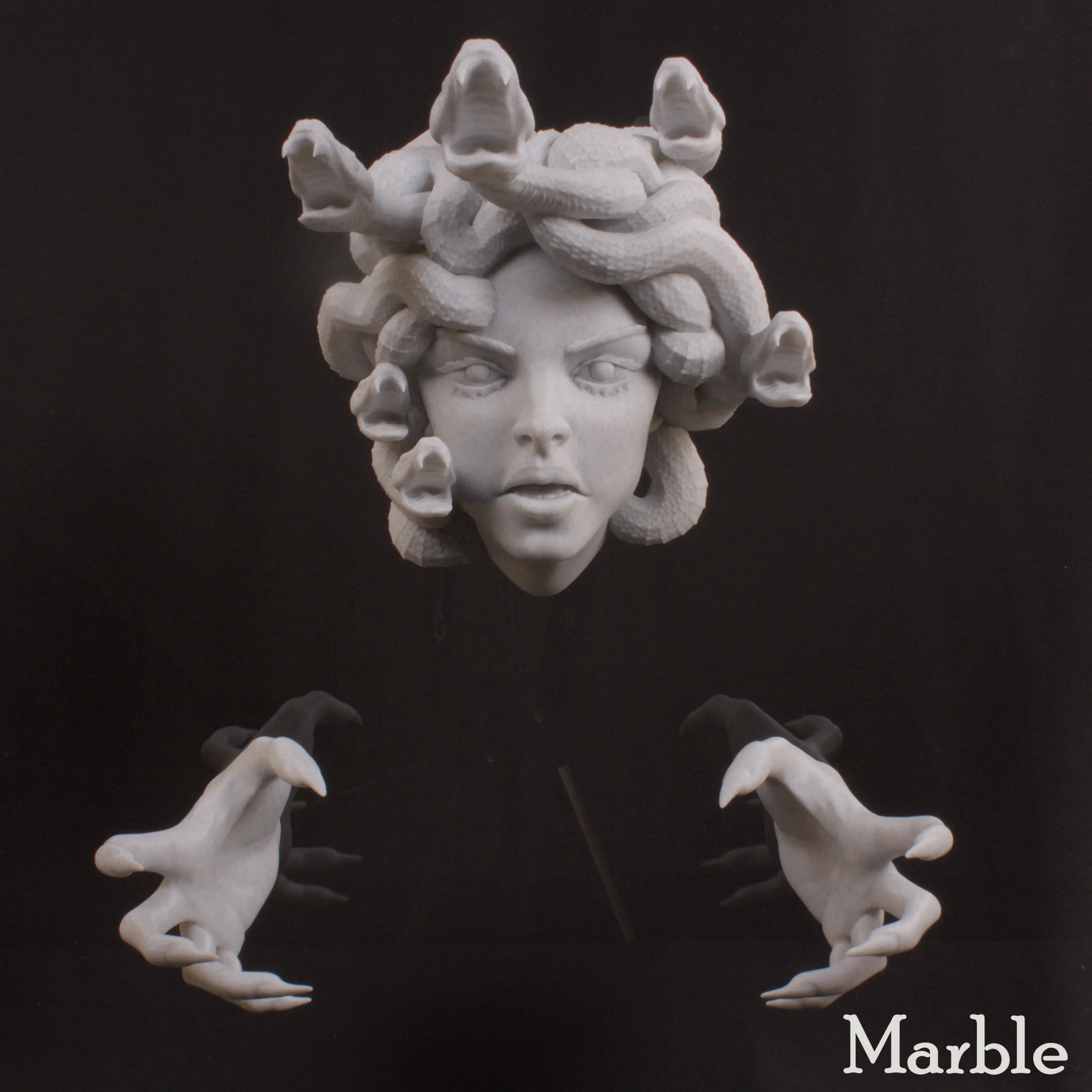 Medusa Wall-Mounted Head and Hands Medusa Wall-Mounted Head and Hands