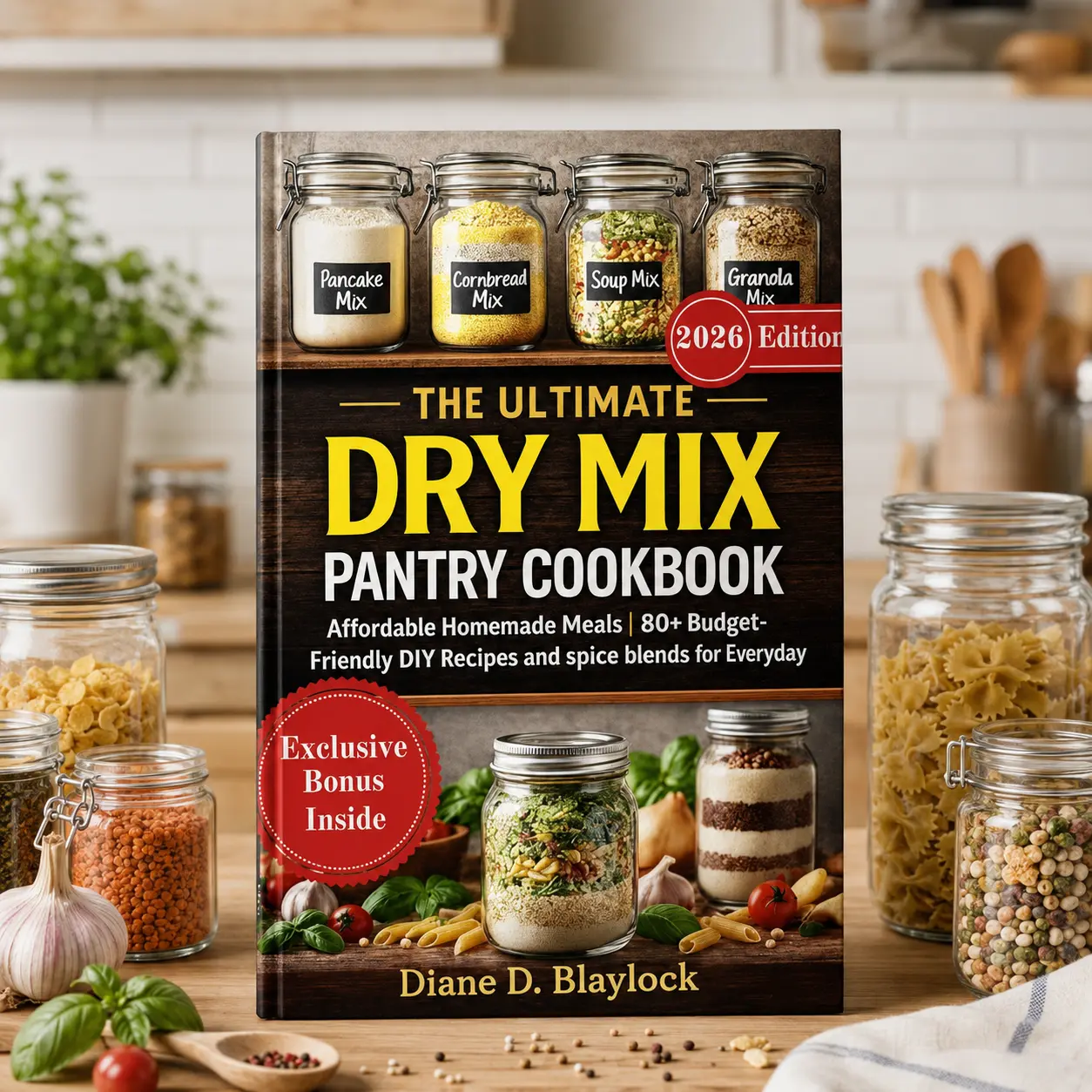 The Ultimate Dry Mix Pantry Cookbook – 150+ Easy Homemade Recipes, Budget-Friendly Meals, Quick Baking Mixes, Pantry Staples, Simple Ingredients, Meal Prep Ideas & Easy Everyday Family Favorites