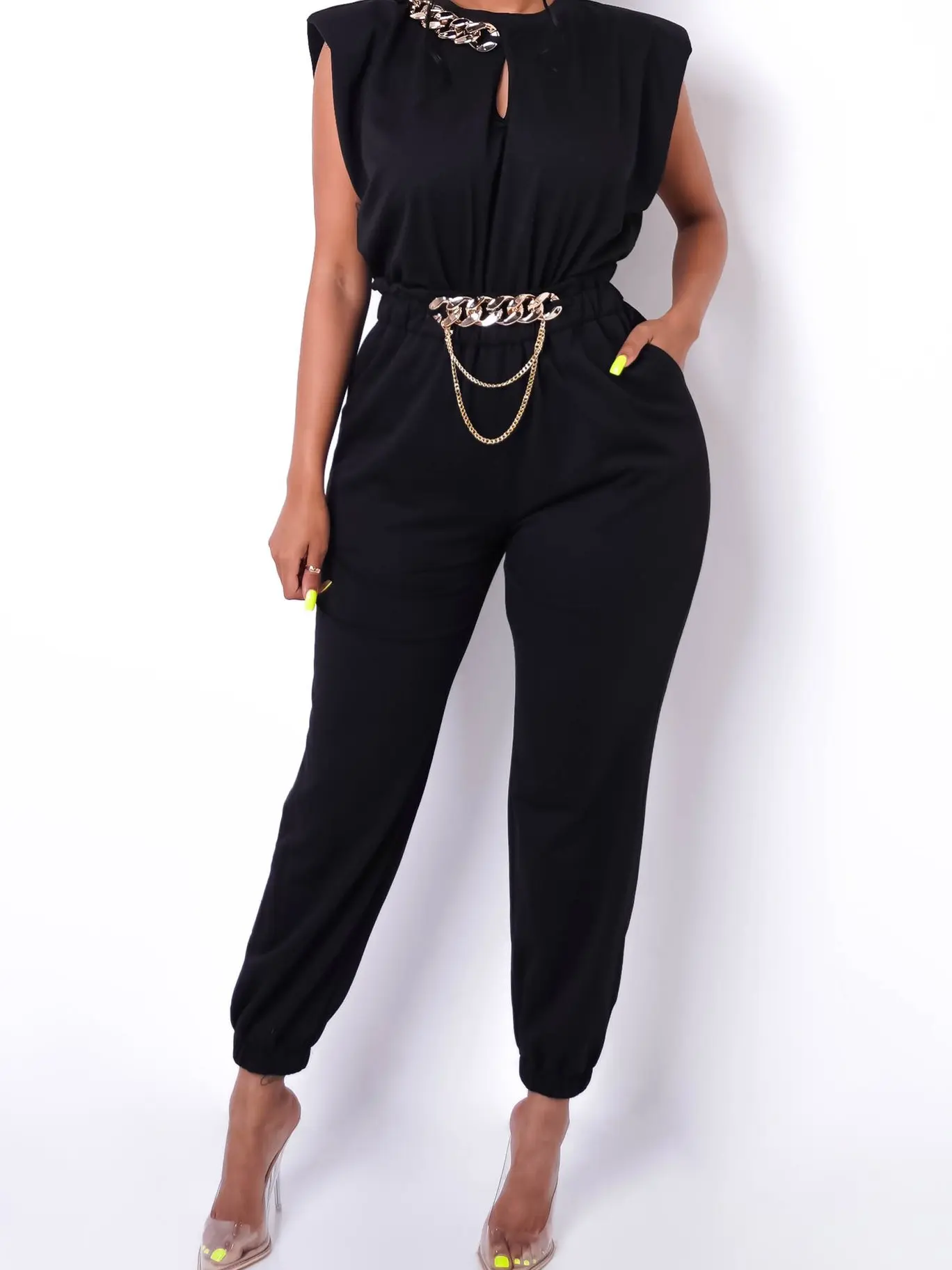 Kay's Kloset Chain Link Jumpsuit