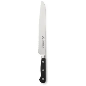 CatCora Forged Serrated Bread Knife, Professional 9-Inch German Steel Blade For Homemade Sourdough, Artisan Bread Slicing, or Cake Cutting, Ergonomic Triple-Rivet Handle, NSF-Certified Kitchen Knife