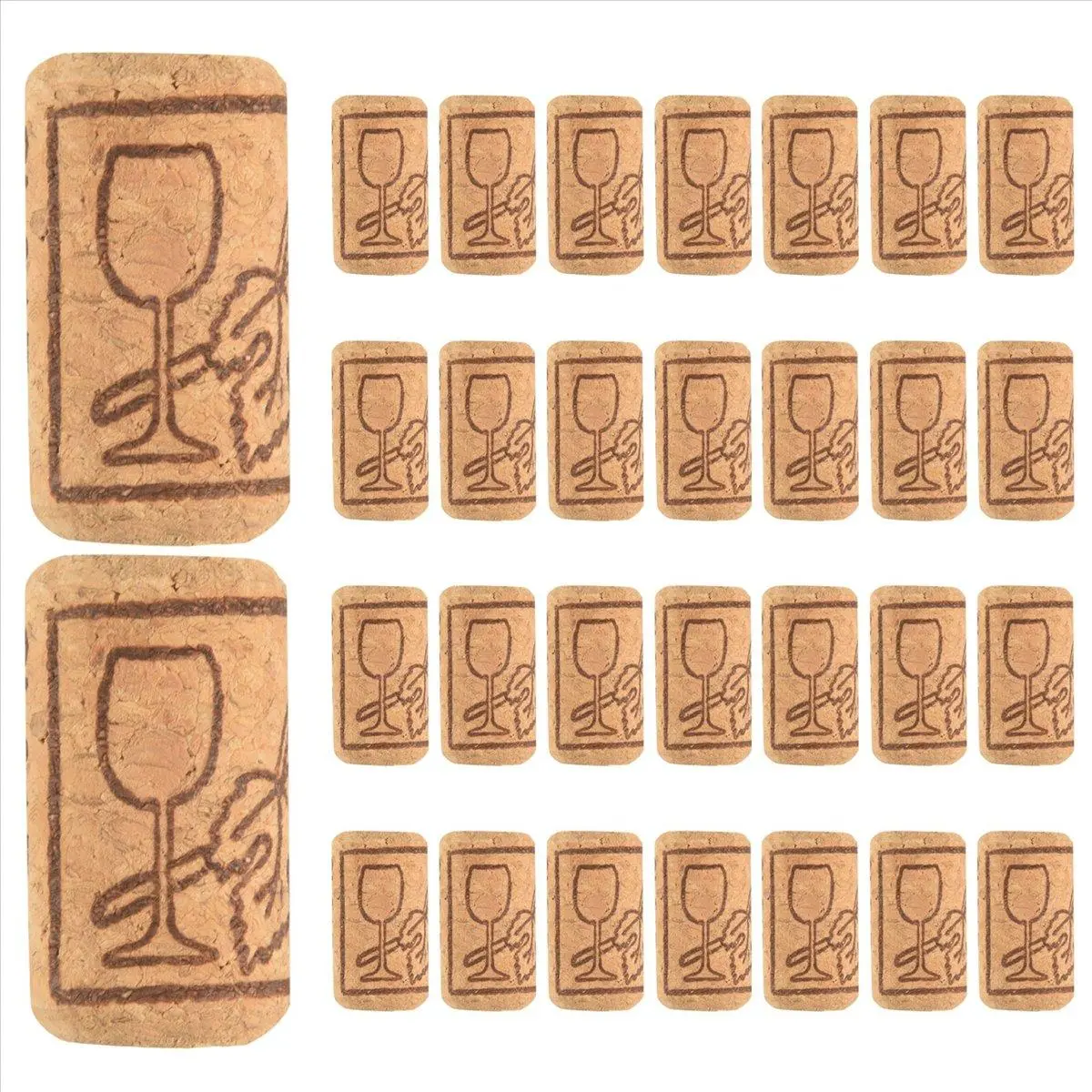Wine Corks, Wooden Cork Wine Bottles Cork for Natural Corks for Wooden Wine Corks for DIY, Decoration and Hobbies