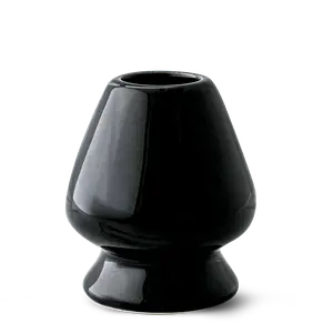 Black Matcha Whisk Holder and Bamboo Whisk Set