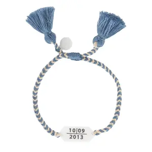 Wanderer Custom Date Bracelet – Personalized Woven Jewelry for Women | Unique Gift Idea