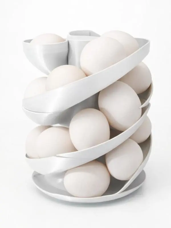Satisfying Spiral Egg Dispenser | Space-Saving Automatic Egg Holder (3D Printed)
