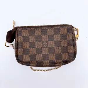 Pre-owned Louis Vuitton canvas Mini Bags Pochette Accessoires Damier Mini