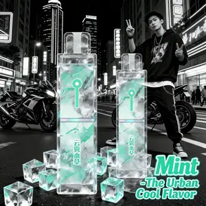 Twin-Cap Mint Inhaler Essential Oils Late-Night Study, Long Drives, Meetings Discreet & Reusable (Not a Vape)