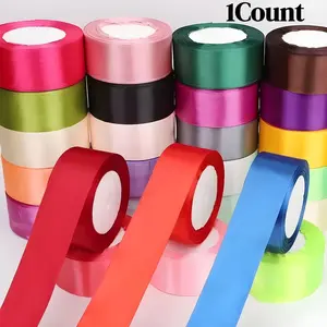 Solid Color Decorative Ribbon, DIY Decorative Ribbon for Weddings Parties Cakes, Gift Box Packaging, Gift Box Design, Gifts & Wrapping Supplies