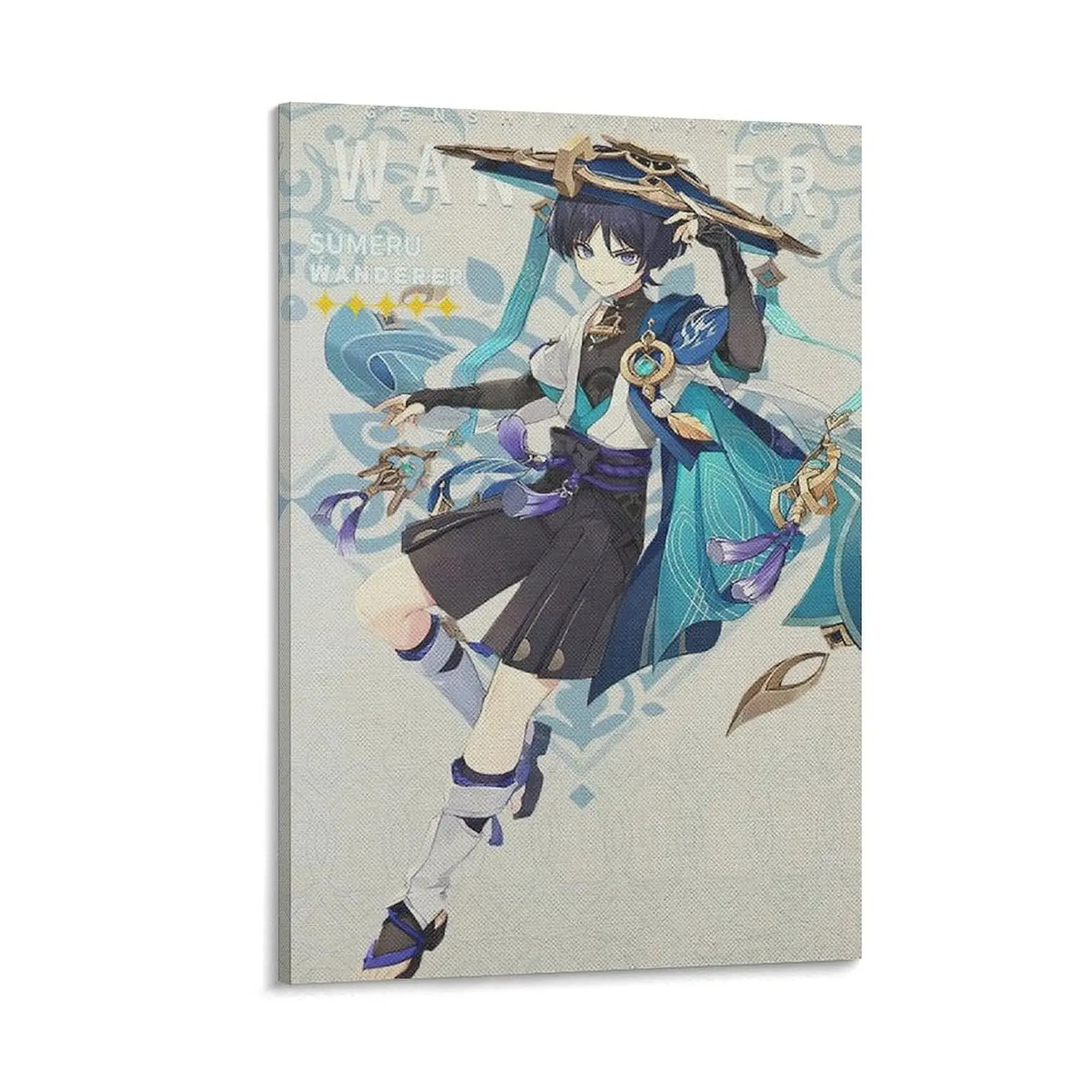 Genshins Impact ，Kaedehara Kazuh  Canvas Art, Decorative Mural Poster, Gaming Artwork for Home Decor. Poster Canvas Wall Art For Bedroom Decor Bar Office Room Decor Gift