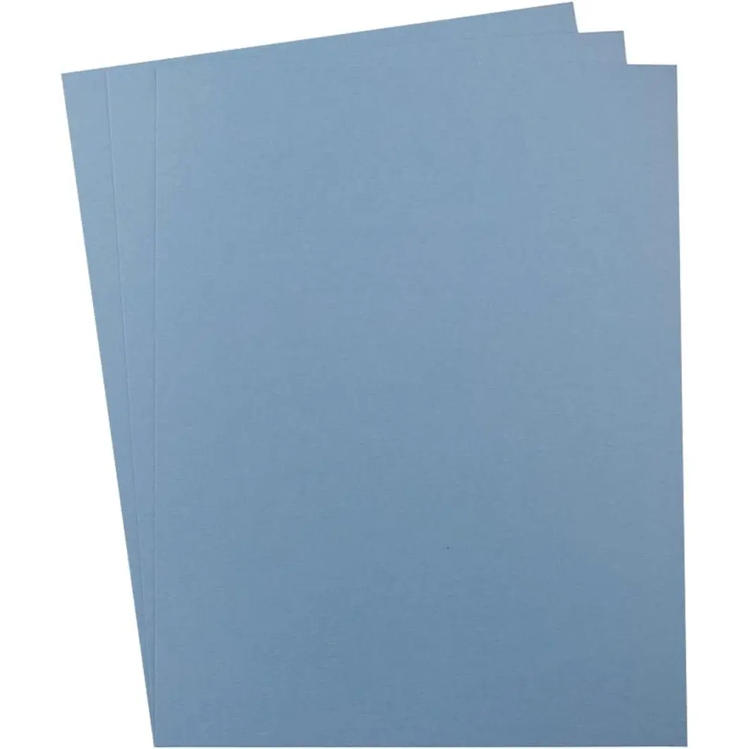 24 Sheets 8 1/2 x 11 Thick Paper Cardstock Blank Cards 300GSM Colorful for DIY Crafts Cards Making, Invitations, Scrapbook Supplies (Dusty-Blue)