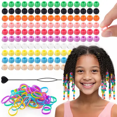 Small Braids in Hair with Beads TikTok Shop