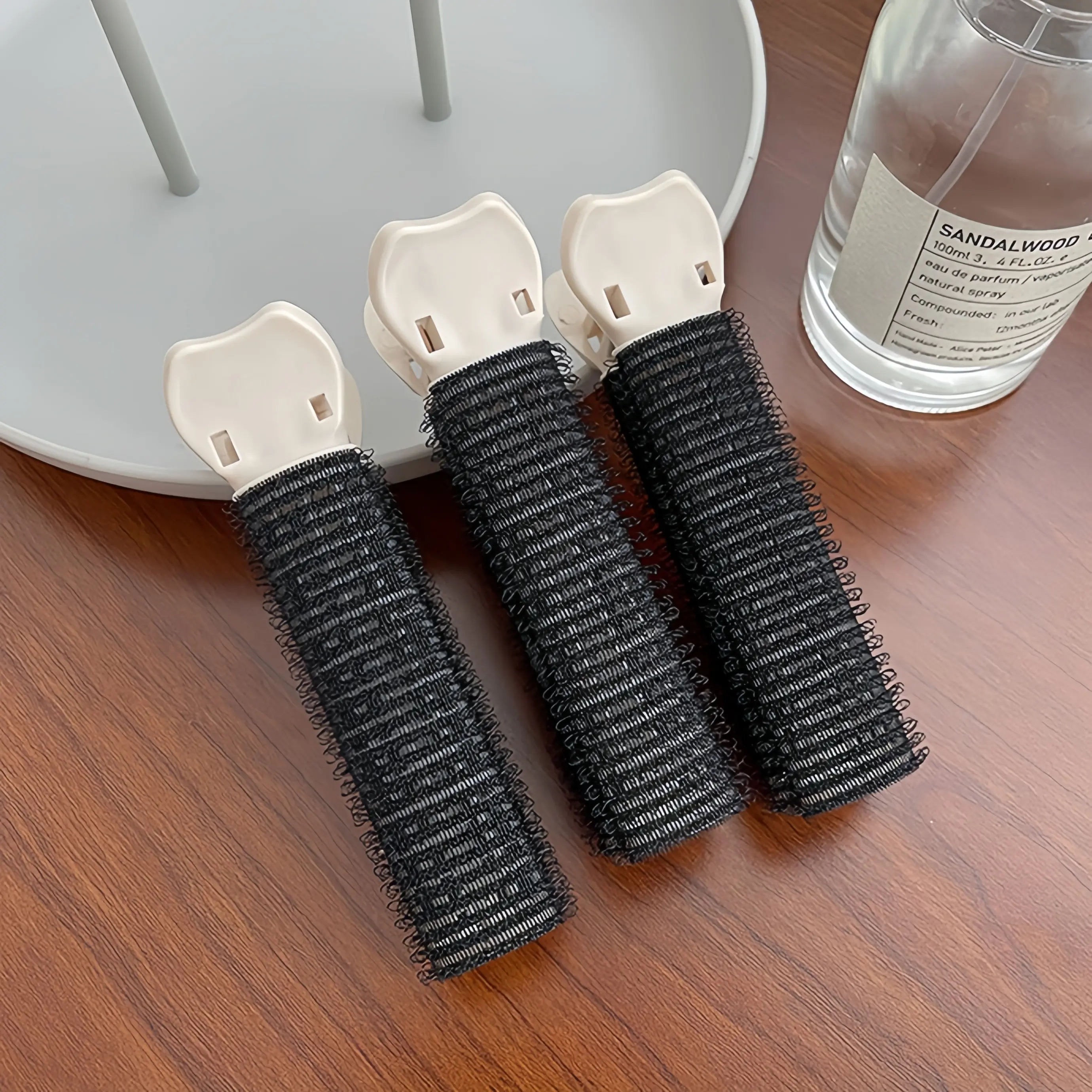 4pcs DIY Heatless Volumizing Hair Clips - Non-Heat Quick Styling, Lightweight Salon-Faux Haircare Tool for Full Hair Volume, Heatless Styling Tool
