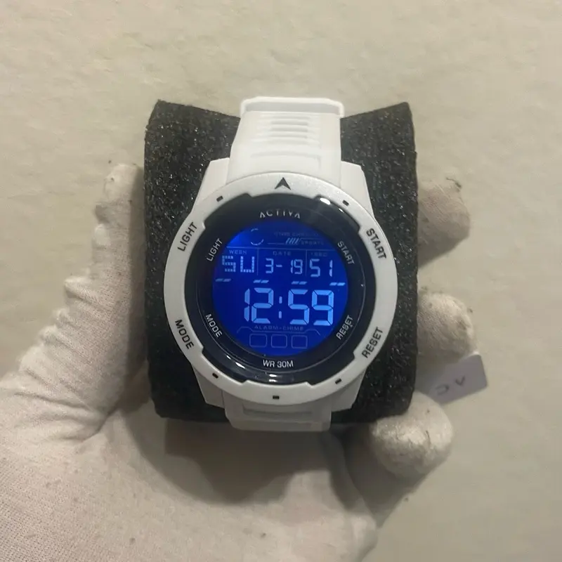 Activa Ranger X Terrain Invicta Digital Watch for Men 45mm Full White Waterproof 30M