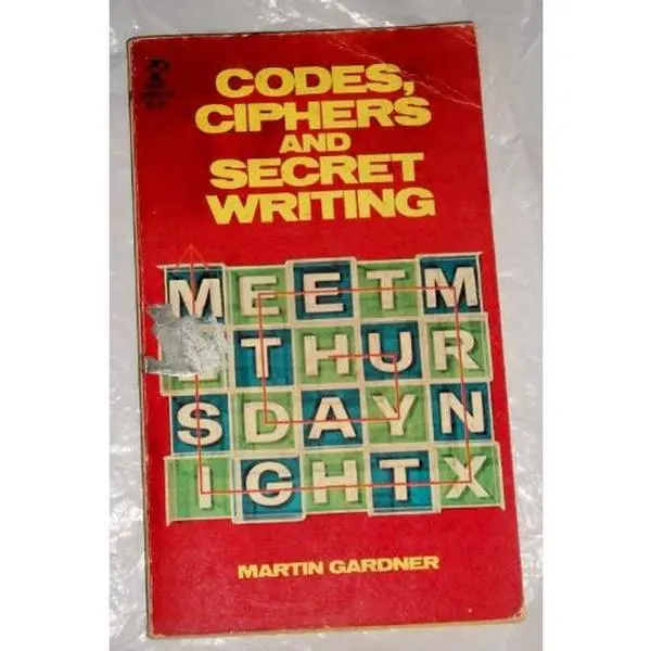 USED Book - Codes, Ciphers and Secret Writing by Martin Gardner (Unknown) - english