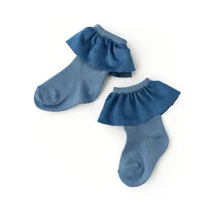 Slate RUFFLE SOCKS Slate RUFFLE SOCKS