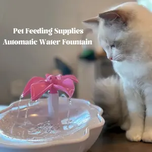 Pet Feeding Supplies Automatic Water Dispenser with 5-Layer Filtration, 1.8L flowing water, Suitable for Cats and Small Dogs