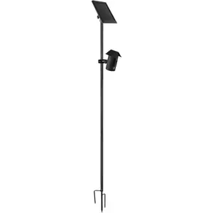 31.49-.24inch Ground Stake Mount and Weatherproof  Cover  Compatible with Stick Up Cam  Camera and Solar Panel Ground Stake Mounting Bracket (Black)