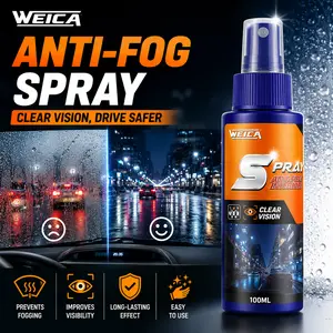 Car Windshield Anti-Fog Spray | Instantly Prevents Fogging & Improves Driving Visibility | Streak-Free Glass Treatment | Long-Lasting Anti-Fog Protection for Windshields, Mirrors & Windows | Easy Spray & Wipe Formula | Safe for Cars, SUVs & Trucks