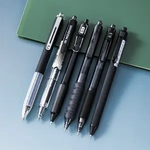 6-Pack Paper Box Set, Press Pen High-Aesthetic & Series Wind St Tip Quick-Dry 0.5mm Water Pens for Students, Rollerball Pen Set