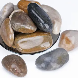 20 lbs River Rocks for , 2-3 Inch Decorative Garden Rocks Outdoor Landscaping, Large Polished  Stone for Walkways, Yard, Vases, Crafts