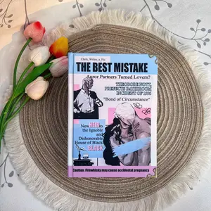 The Best Mistake Dramione Book by Chels_Writes_a_Fic, Harry Potter Fanfiction Hardcover, Accidental Pregnancy Romance