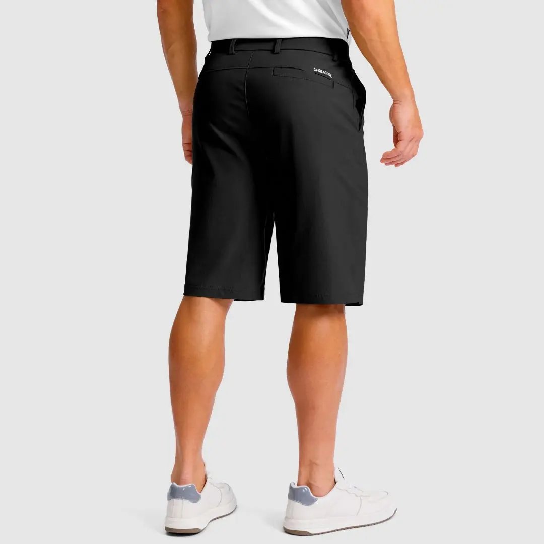 izod dress shorts Izod Men's Non-Iron Stretch Straight Fit Flat Front Traveler Short