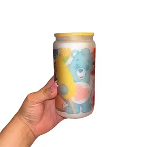 16oz Sublimation Glass Cup